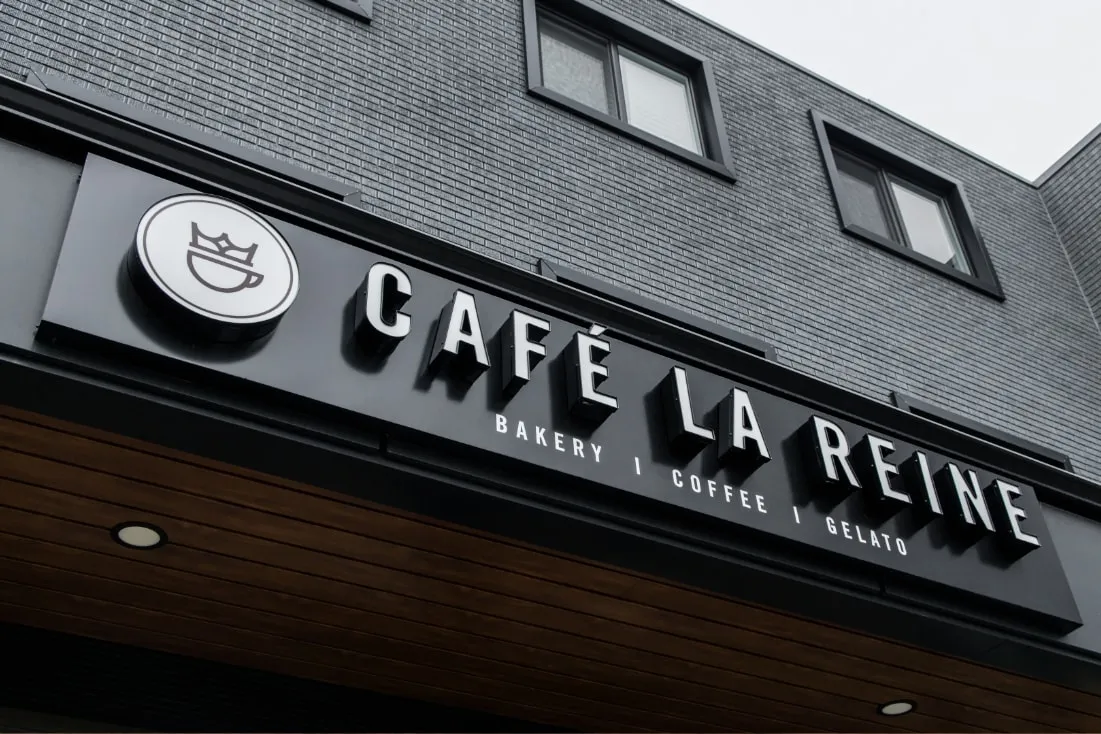 Authentic French pastries at Café la Reine - French bakery and café on Whyte Avenue, Edmonton, AB